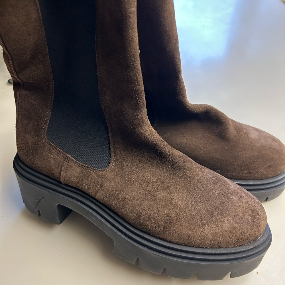 Steve Madden Brown Combat Boots Size 11